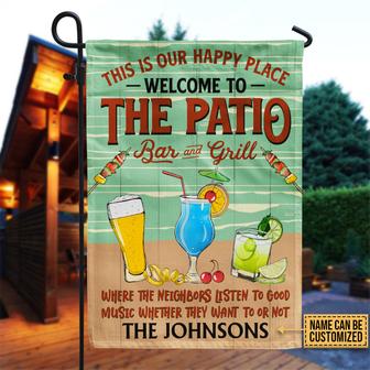 Beach Patio Listen To Good Music Custom Flag - Gift for Home - Thegiftio UK