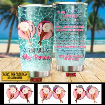 Beach Pool Bestie You Are My Person Custom Tumbler - Gift - Thegiftio UK