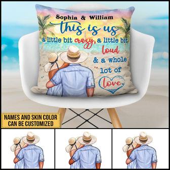 Beach Couple This Is Us Custom Pillow - Anniversary Gift - Thegiftio UK
