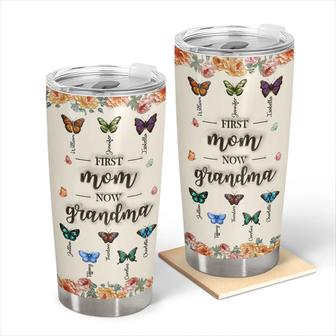 Birth Butterfly Grandma Custom Tumbler - Gift for Grandma - Thegiftio UK