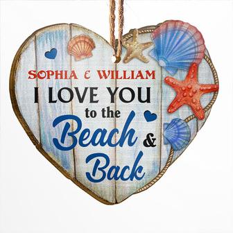 Love You To The Beach Personalized Ornament - Christmas Gift - Thegiftio UK