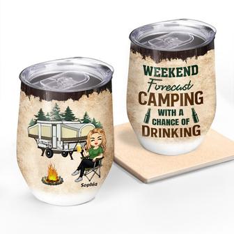 Weekend Forecast A Chance Of Drinking Custom Tumbler - Gift - Thegiftio UK
