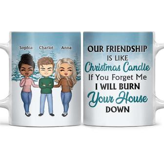 Our Friendship Is Like Candle Personalized Mug - BFF Gift - Thegiftio UK