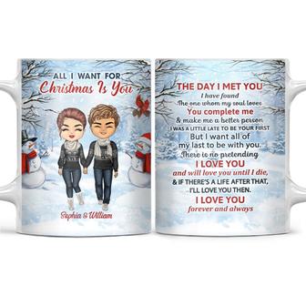All I Want For Christmas Is You Custom Mug - Christmas Gift - Thegiftio UK
