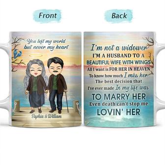 I'm Not A Widow Widower Wings Custom Mug - Memorial Gift - Thegiftio UK
