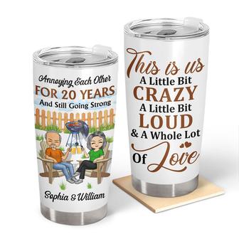 Annoying Each Other For Years Custom Tumbler - Couple Gift - Thegiftio UK