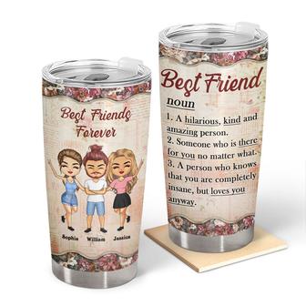 Best Friend Definition Personalized Tumbler - Bestie Gift - Thegiftio UK