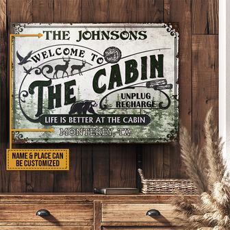 Cabin Life Is Better Custom Metal Sign - Gift for Home - Thegiftio UK