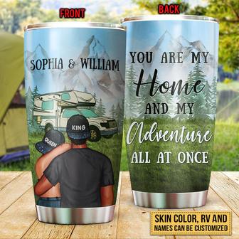 You Are My Home Custom Tumbler for Camping Couples - Gift - Thegiftio UK