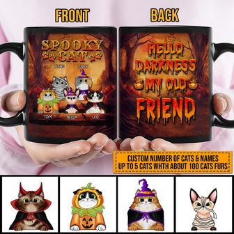 Cat Cosplay Hello Darkness My Old Friend Custom Mug - Thegiftio UK