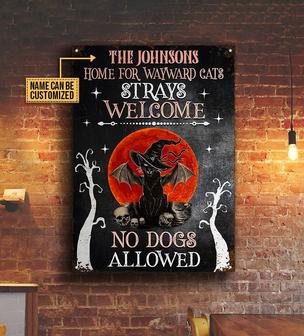 Cat Lovers Home For Wayward Cat Custom Metal Sign - Gift - Thegiftio UK