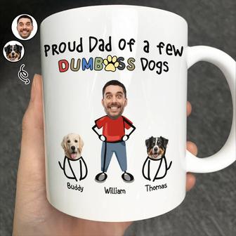 Custom Photo Proud Dog Dad Personalized Mug - Gift for Dad - Thegiftio UK