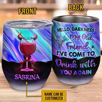 Devil I've Come To Drink With You Again Custom Tumbler - Thegiftio UK
