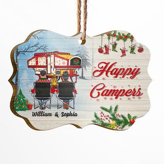 Home Is Where Personalized Ornament - Camping Lovers Gift - Thegiftio UK