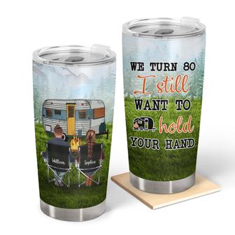 Hold Your Hand Camping Personalized Tumbler - Camping Gift - Thegiftio UK