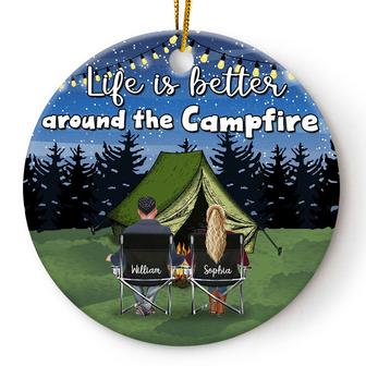 Happy Camper Personalized Ornament - Gift for Campers - Thegiftio UK