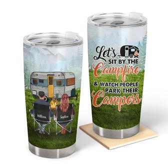 Let Sit By The Campfire Pride Custom Tumbler - Couples Gift - Thegiftio UK