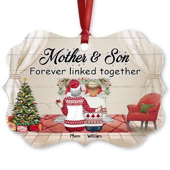 Linked Forever Personalized Ornament - Mother and Son Gift - Thegiftio UK