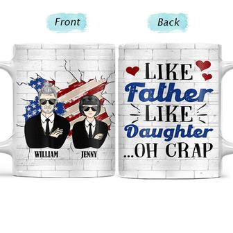 Like Father Like Daughter Personalized Mug - Gift for Dad - Thegiftio UK