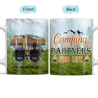 Camping Partner For Life Custom Mug - Camping Lovers Gift - Thegiftio UK