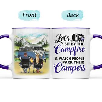 Let's Sit By The Campfire Personalized Mug - Couples Gift - Thegiftio UK