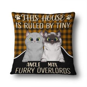 This House Is Ruled Personalized Pillow - Cat Lovers Gift - Thegiftio UK
