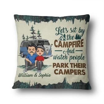 Making Memories Camping Personalized Pillow - Couples Gift - Thegiftio UK