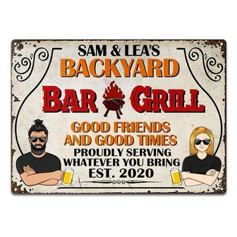 Proudly Serving Whatever You Bring Custom Metal Sign - Gift - Thegiftio UK