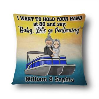 I Want To Hold Your Hand Custom Pillow - Gift for Couples - Thegiftio UK