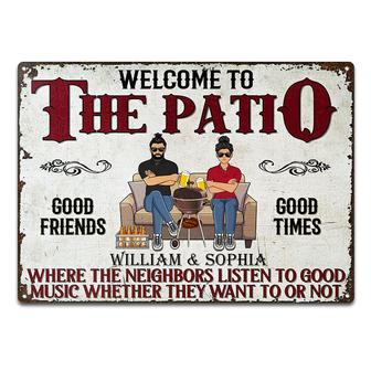 Grilling Listen To The Good Music Custom Metal Sign - Gift - Thegiftio UK