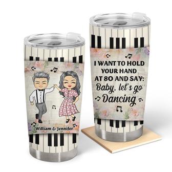 Let's Go Dancing Personalized Tumbler - Gift for Couples - Thegiftio UK