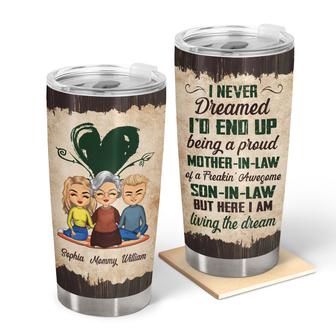 Dream Breaking Awesome Custom Tumbler - Gift for Parents - Thegiftio UK