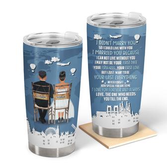 I Can Not Live Without You Custom Tumbler - Gift for Couples - Thegiftio UK