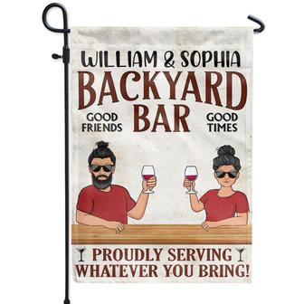 Proudly Serving Whatever You Bring Custom Flag - Thegiftio UK