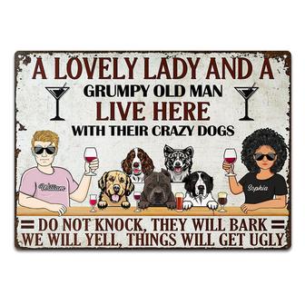 They Will Bark We Will Yell Custom Metal Sign - Thegiftio UK