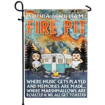 Where Music Gets Played Custom Flag - Gift for Couples - Thegiftio UK