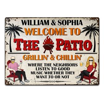 The Patio Listen To Good Music Custom Metal Sign - Gift - Thegiftio UK