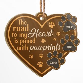 My Heart Is Paved With Pawprints Custom Ornament - Gift - Thegiftio UK