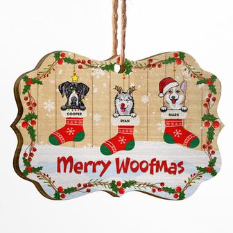 Merry Woofmas Personalized Ornament - Gift for Dog Lovers - Thegiftio UK