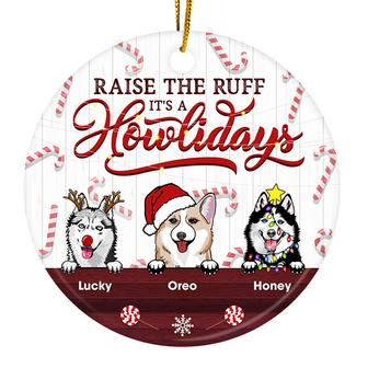 It's A Howlidays Personalized Ornament - Gift for Dog Lovers - Thegiftio UK