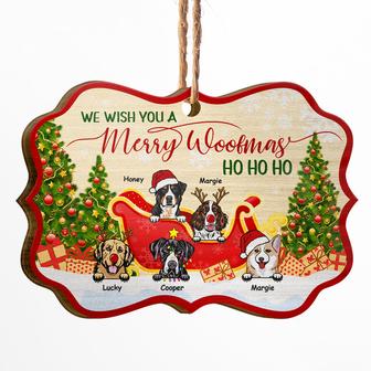 Merry Woofmas Ho Ho Ho Custom Ornament - Gift for Dog Lovers - Thegiftio UK