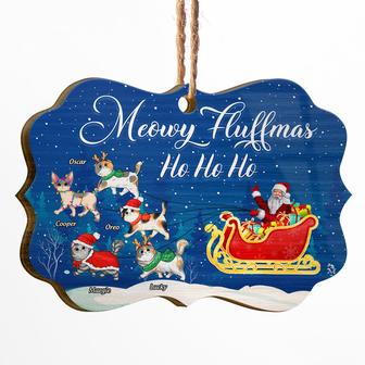 Meowy Fluffmas Personalized Ornament - Gift for Cat Lovers - Thegiftio UK