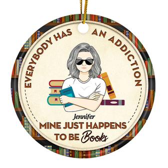 Happens To Be Books Personalized Ornament - Book Lovers Gift - Thegiftio UK
