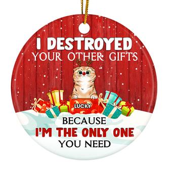 I'm The Only One You Need Custom Ornament - Cat Lovers Gift - Thegiftio UK