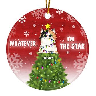 Whatever I'm The Star Personalized Ornament - Gift for Cats - Thegiftio UK