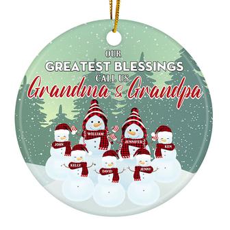 Our Greatest Blessings Personalized Ornament - Thegiftio UK