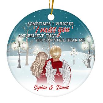 I Whisper I Miss You Personalized Ornament - Memorial Gift - Thegiftio UK