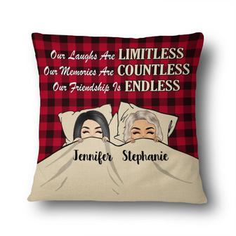 Best Friends Our Memories Are Countless Custom Pillow - Gift - Thegiftio UK
