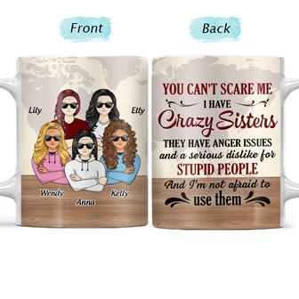 I Have Crazy Sisters Custom Edge-to-Edge Mug - Gift for BFF - Thegiftio UK