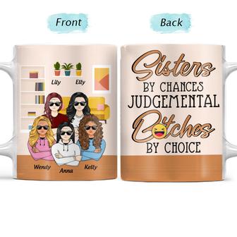 Sisters By Chances Personalized Mug - Gift for BFF - Thegiftio UK
